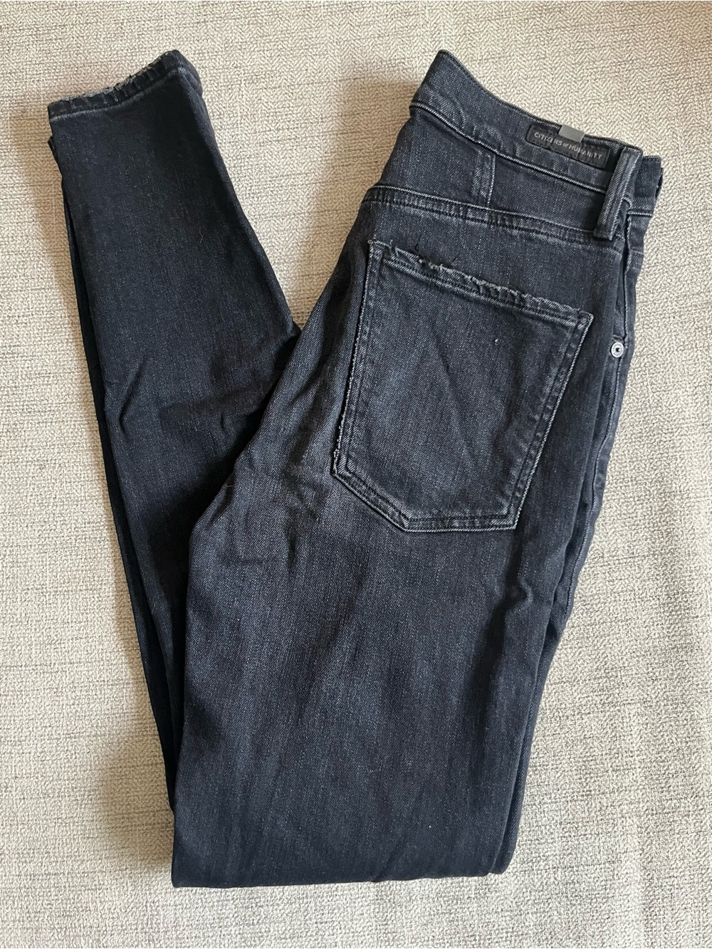 Citizens Of Humanity Black Skinny Jeans 25